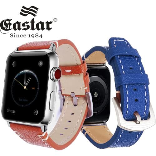 Dark Brown Leather Band Loop Strap For Apple Watch 4 3 2 1 38mm 40mm , Men Leather Watch Band for iwatch 5 44mm 42mm Bracelet