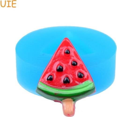 XYL011U 23.1mm Watermelon Ice Cream Bar Silicone Mold - Popsicle Mold Cake Decoration Fondant Candy, Chocolate, Gum Paste, Resin