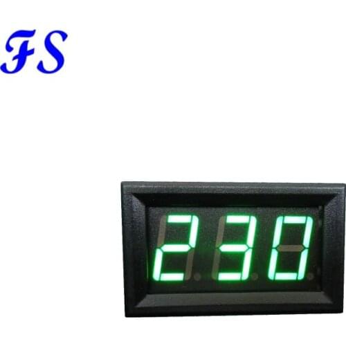 LED Digital Voltage Tester Volt Panel Meter Digital Voltmeter LED Display Panel 2 Wires Voltmeter AC Voltage Monitor AC 30-500V