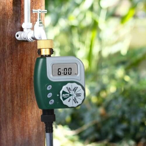 Digital Programmable Water Timer Weatherproof Garden Lawn Faucet Hose Timer Automatic Irrigation Controller 1-Outlet Leakpoof