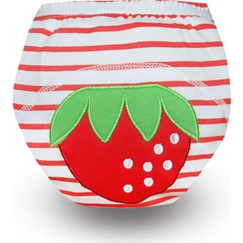 1 Pc of Reusable Baby Kids Potty Training Pants Infant Cloth Diaper Nappies Washable Baby Panties Underwear