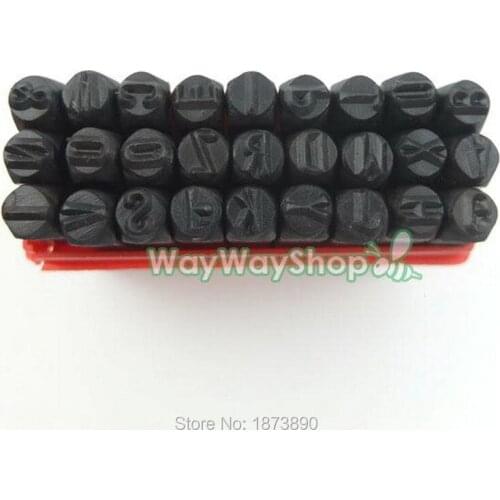 10mm ALPHABET Die Punch Letter Steel Stamp in Case for Jewelers Set METAL