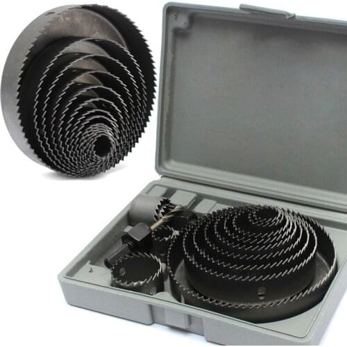 16Pcs 19-127mm Hole Saw Cutting Set Kit Drilling Tool Wood Metal Cutter Mandrels Saws Woodworking Combination Best Price