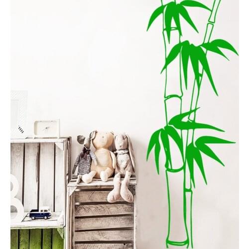 American-Style bamboo Wall Stickers Modern Fashion Wall Sticker For Baby Kids Rooms Decor Wall Art Decal