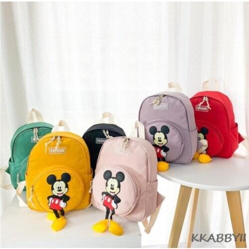 Children Boys Girls Micky Mouse School Bag Backpacks Students Kids Cartoon Anime Kindergarten Diney Backpack