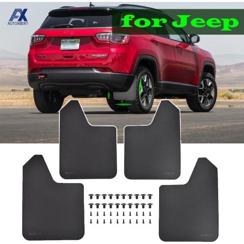 For Jeep Renegade Wrangler Grand Cherokee Liberty Compass Commander Patriot Gladiator Mud Flaps Mudflaps Splash Guard Mudguards