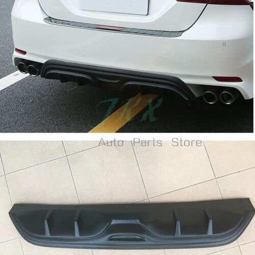 For Toyota Camry SE XSE 2018-2019 High quality Rear Bumper Diffuser Protect Spoiler PP Black_