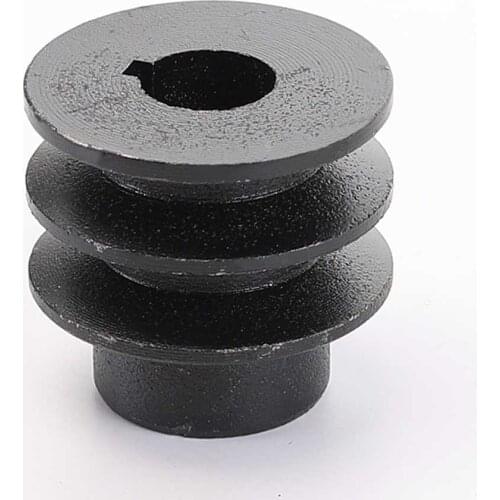 Double Groove Pulley V type Belt fits 20mm ID Bore for Garden machines generators lawn mowers go karts Gas 168F 170F Engine