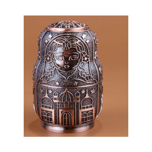 Europe Russian matryoshka automatic toothpick holder tandenstoker houder toothpick dispenser tooth pick dispenser YQT030B