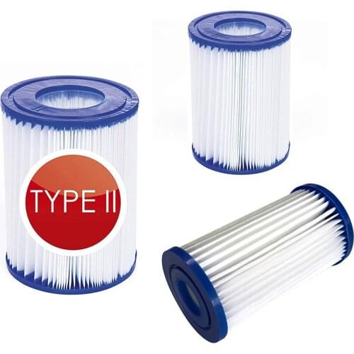 Water Filter for Bestway 58094 Water Filter Cartridge for Type 530/800 Gal Filter Pump Hepa Filter for Intex A B, 10.6x13.6cm