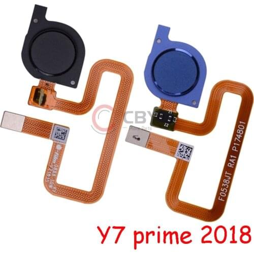 For Huawei Y7 prime 2018 Touch ID Fingerprint Sensor Flex Home Button Flex Cable