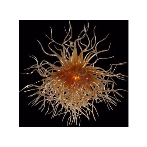 Graceful Modern Luxurious Browd Flower Chandelier Hand Blown Murano Glass for Villa