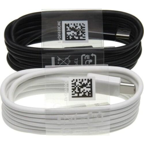 120CM Type C USB Cable For Samsung S8 S9 Huawei P30 Pro Xiaomi Fast Charge Type-C Mobile Phone Charging Wire USBC Data Sync Cord