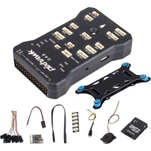 Pixhawk PX4 PIX 2.4.8 32 Bit Flight Controller Autopilot with 4G SD Safety Switch Buzzer PPM I2C Damping plate for RC Quadcopter