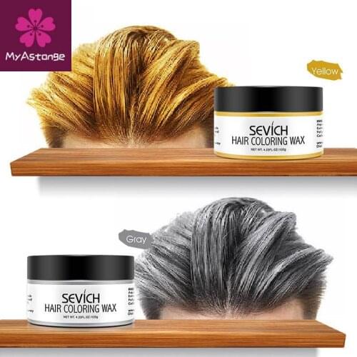 Sevich hair color wax hair dye permanent hair colors cream unisex strong hold grandma grey disposable pastel dynamic hairstyles