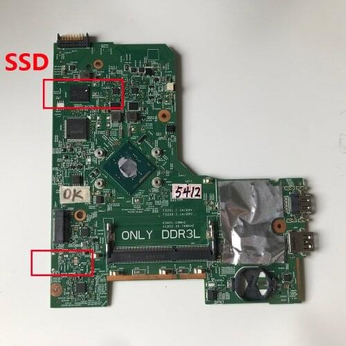 PALUBEIRA Mainboard For DELL Inspiron 14 3452 3552 Laptop Motherboard 14279-1 PWB:896X3 With CPU N3050/N3060 with SSD 32GB works