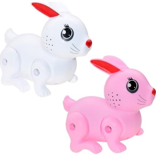Cute Rabbits Toy Jumping Rabbit with Cheerful Music & Colorful Lights Plastic Rabbit Interactive Games for Home