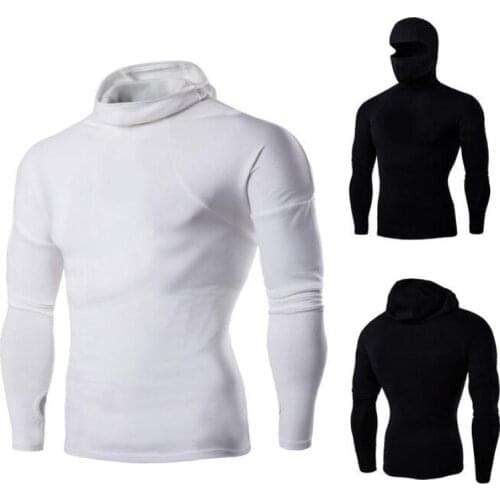 Mens Kung Fu Hooded Shirts Black White Uniform Martial Arts Tai Chi Clothing Top Solid Color Simple Comfortable Versatile 2020