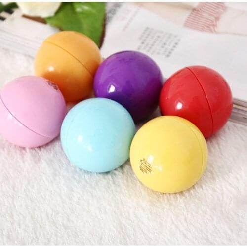 6 Color Natural Plant Lip Balm Moisturizer Ball Organic Nutrious Lip Balm Embellish Beauty Make Up Lips care