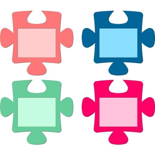 New Puzzles, Picture Frames Wooden Die Scrapbooking C2954 Cutting Dies Multiple Sizes Compatible With Most Die Cutting Machines