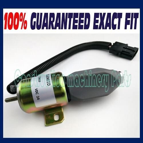 NEW JCB JS130 JS180 STOPPER MOTOR JCB 332/J5060 Stop solenoid 24 Volt