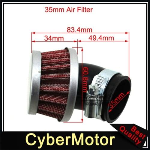 35mm Air Filter Cleaner For Honda Z50 CT70 SL70 XL70 CL70 C70 ST90 SL90 CL90 CM91 CT90 CT110 CT125 TRX70 TRX90 ATC 70 90 110 125