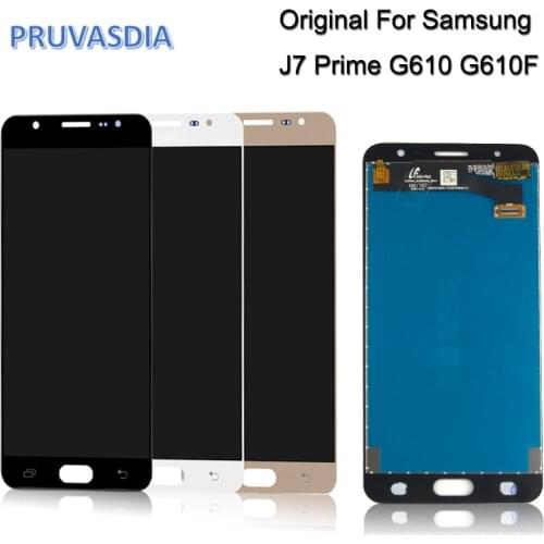 Original Display For SAMSUNG Galaxy J7 Prime LCD Touch Screen For SAMSUNG J7P J7 Prime 2016 G610 LCD Digitizer Assembly