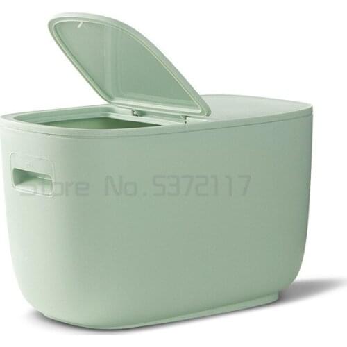 Kitchen storage plastic rice box rice bucket storage thickened sealed insect proof moisture-proof rice bucket removable lid