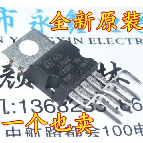 5/PC NEW Brand New & Original L200c L200cv Voltage and Current Adjuster Voltage Regulator Direct Plug TO220-5