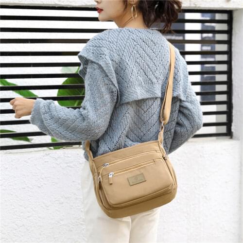 2021 Fashion Messenger Bag Women Shoulder Bag Nylon Handbag Large Capacity Small Fashion Women Phone Bag Crossbody Purse