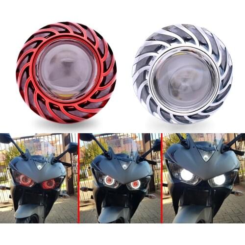 Motorcycle LED Headlight Angel Eyes 34W 2000LM Hi/Lo/Strobe Beam Lamp For Suzuki GSX250 GSX550 GSX600 GSXR1000 GSXR1100 Katana