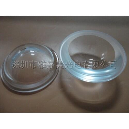 Street lights,Explosion-proof Lamp LED lens diameter 67mm concave convex lenses, High power LED optical glass lens