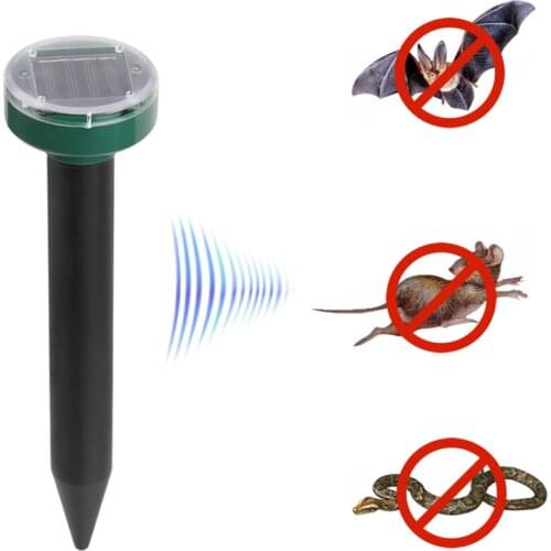 Ultrasonic Pest Repeller Solar Mole Repellent Sonic Deterrent Repeller Snake Pest Control Spider Repellent Mosquito Repellent