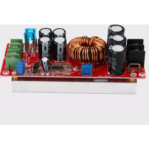 High Power 1200W 20A DC Converter Boost Constant Current module Step UP Power Supply Module IN 8-60V OUT 12-83V