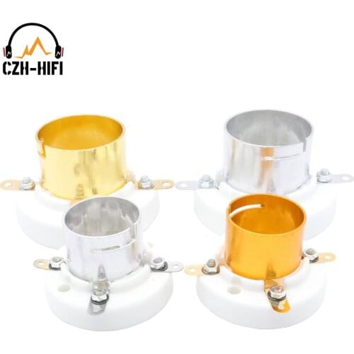 1PC 4pin Vacuum Tube Socket Valve Base Ceramic Medium BAYONET S4U S4J for 811 300B 2A3 274A 71A /845 805 211 810 Vintage Audio