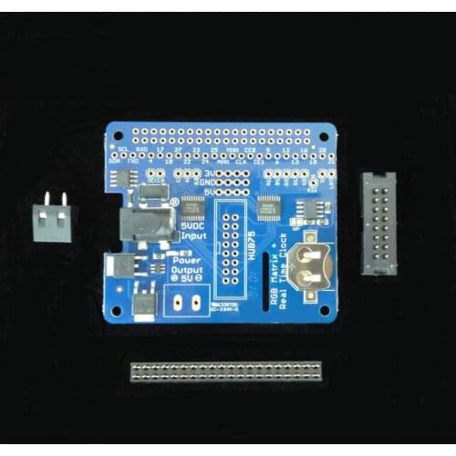 1 pcs x LED Matrix Driver Power Management DS1307 RGB Matrix HAT + Real Time Clock HAT RTC for Raspberry Pi Development Board