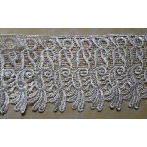 10.5cm exquisite water soluble big lace trimming,clothes and home items DIY decoration materials,XERY14333B