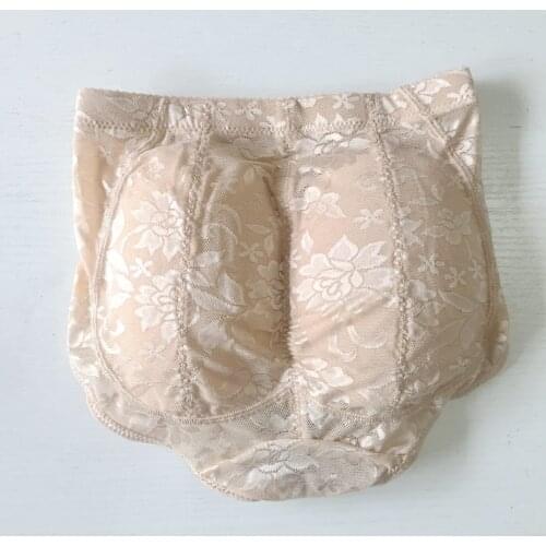 Padded Panties Butt Hip Enhancers 2 pcs Removable Padded Slimming Underwear Shaper Push Up Panties With Fake Butt Pads Padding