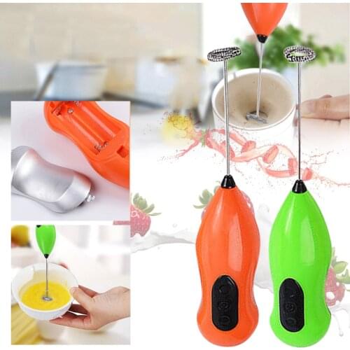 25# Handheld Milk Frother Stainless Steel Electric Coffee Beverage Mixer Stir Foam Bakeware Tools Baking Kitchen Accessories
