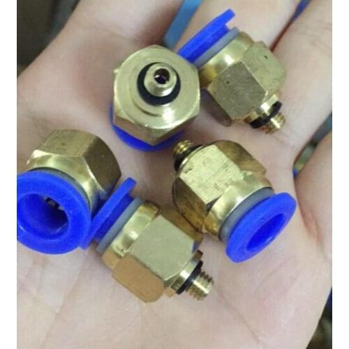 5PCS 8mm air straight pneumatic tube fitting PC8-M5 One touch hose quick exhaust pipe connector