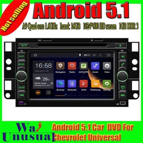 WANUSUAL 7'' Octa Core 32G 4G RAM Android 6.0 GPS Navigation for Daewoo Matiz Classic for Chevrolet Matiz with BT WIFI 1024*600