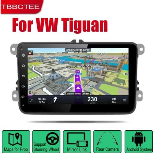 TBBCTEE Auto Radio 2 Din Android Car Player For Volkswagen VW Tiguan 2007~2014 GPS Navigation BT Wifi Map Multimedia system