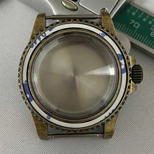 39.5mm Wristwatch Cover 316L Stainless Steel Watch Case for NH35/NH36 Watch Movement Modification Part