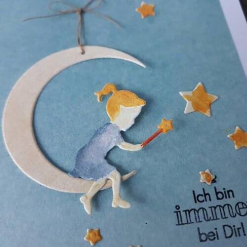 Kids On The Moon New 2020 Metal Cutting Dies For Scrapbooking Craft Die Cut Card Stencil Photo Album Making Embossing