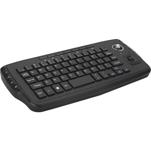 E30 2.4GHz Wireless Keyboard with Trackball Mouse Scroll Wheel Remote Control for Android TV BOX Smart TV PC Notebook