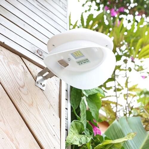 LED Solar Wall Lamp Fence Light Outdoor Lighting IP65 Waterproof LED Garden Courtyard Luminaire Reflector Lamp for Pathway Porch