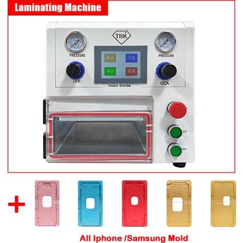TBK 108P touch screen control OCA Lamination Machine 14 inch for lcd screen repair with mold