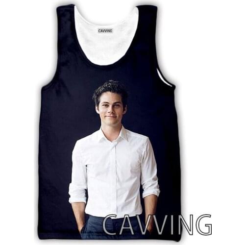CAVVING 3D Printed Dylan O'Brien Tank Tops Harajuku Vest Summer Undershirt Shirts Streetwear for Men/women