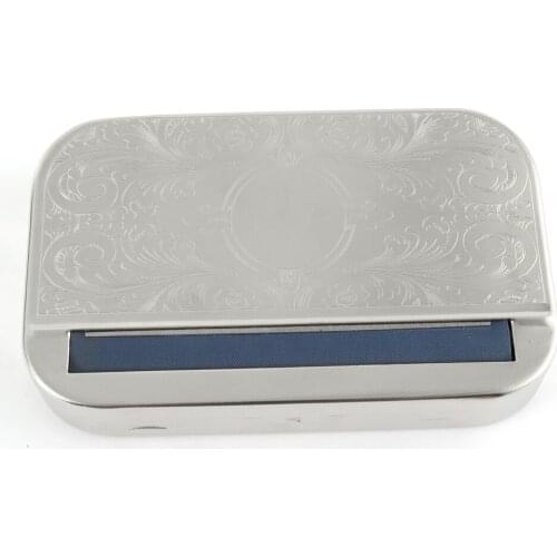 Metal Rolling Machine Smoking Case Rolling Machine Box for 110mm Papers Cigarette Maker Roller Hand Roller