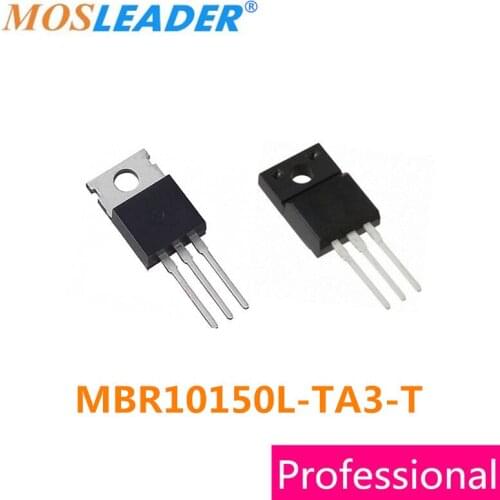 Mosleader 50pcs TO220 TO220F MBR10150L-TA3-T MBR10150L High quality MBR10150